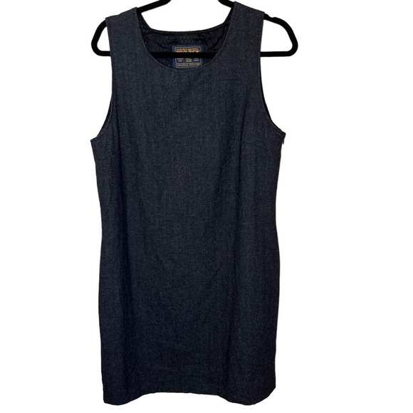 Woolrich Dresses & Skirts - Vintage Woolrich medium charcoal gray shift dress